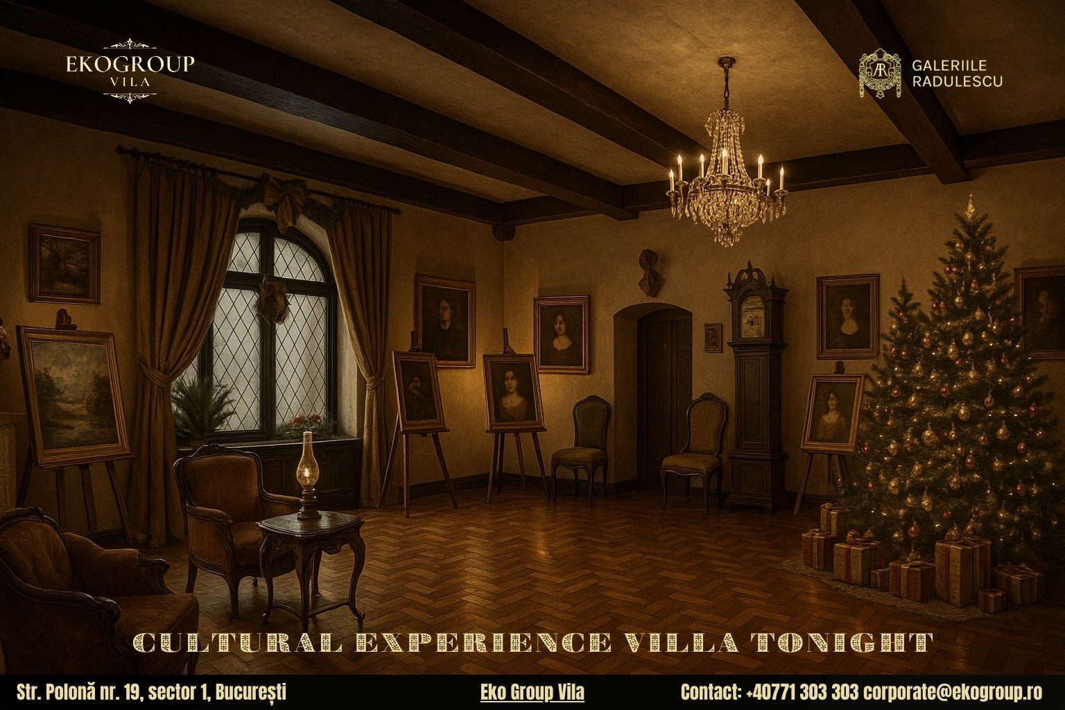 Vacanță de Crăciun cu parfum de epocă: o experiență culturală unică la Eko Group Vila